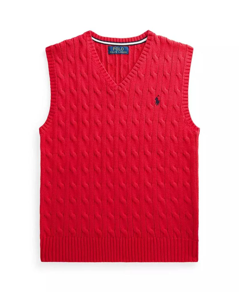 Polo Ralph Lauren Big Boys Cable- Knit Sweater Vest 1