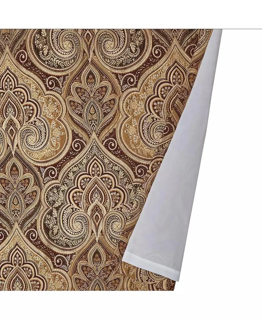 J Queen New York Five Queens Court Bordeaux Window Waterfall Valance, 33" x 49" 4