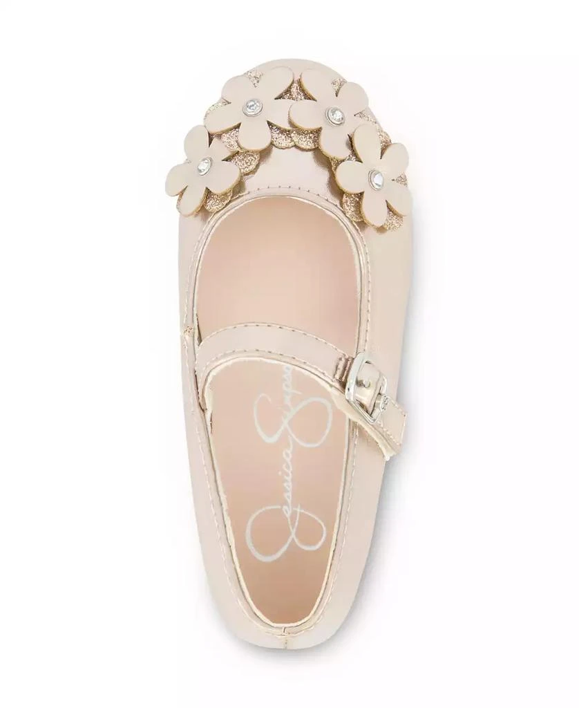 Jessica Simpson Toddler Girls Amy Petal Ballet Flat 8