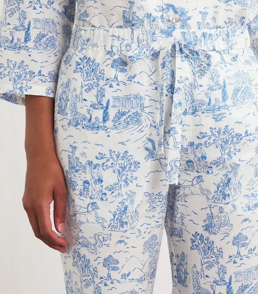 OLIVIA VON HALLE Silk-Cotton Casablanca Eros Pyjama Set 4