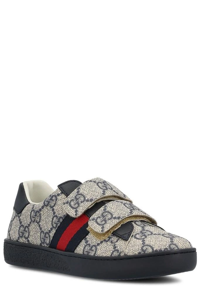 Gucci Gucci Kids Ace GG Supreme Round Toe Sneakers 2