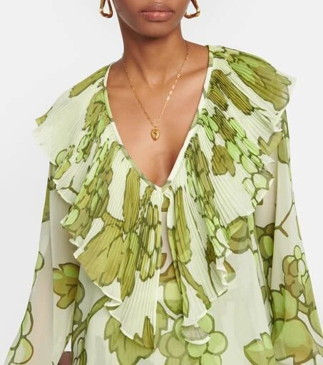 ETRO Printed ruffle-embellished top 4