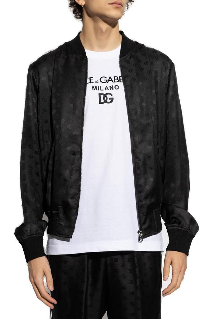 美品✨️】Dolce&Gabbana ツイードテーラードジャケット ブラック系