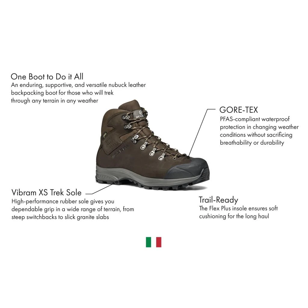 Scarpa SCARPA Men's Kailash Plus GTX Waterproof Gore-Tex Leather Hiking Boots 2