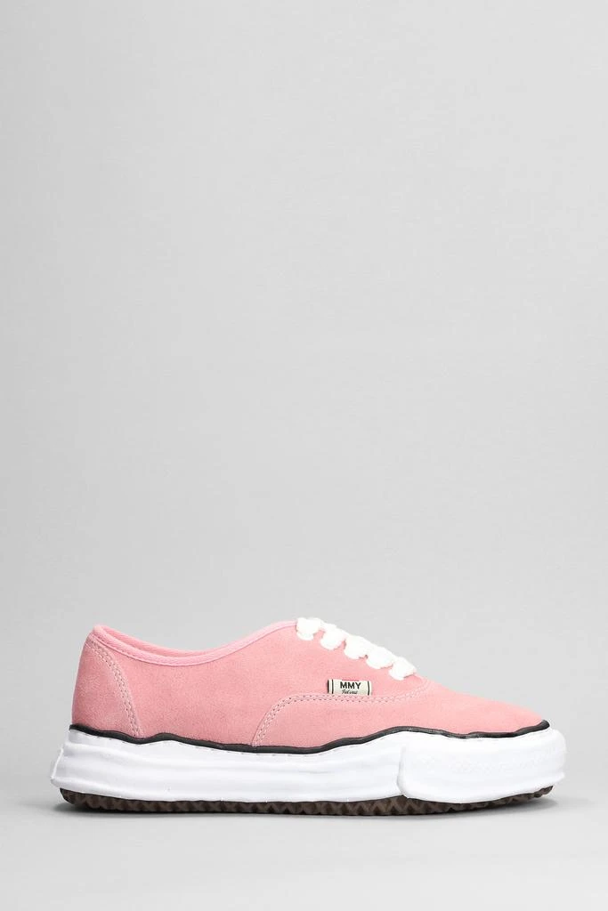 Mihara Yasuhiro Baker Sneakers In Rose-pink Suede 1