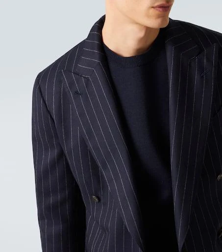 Saman Amel Striped wool blazer 7