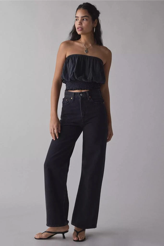 Urban Outfitters UO Maris Ruched Bubble Tube Top 2