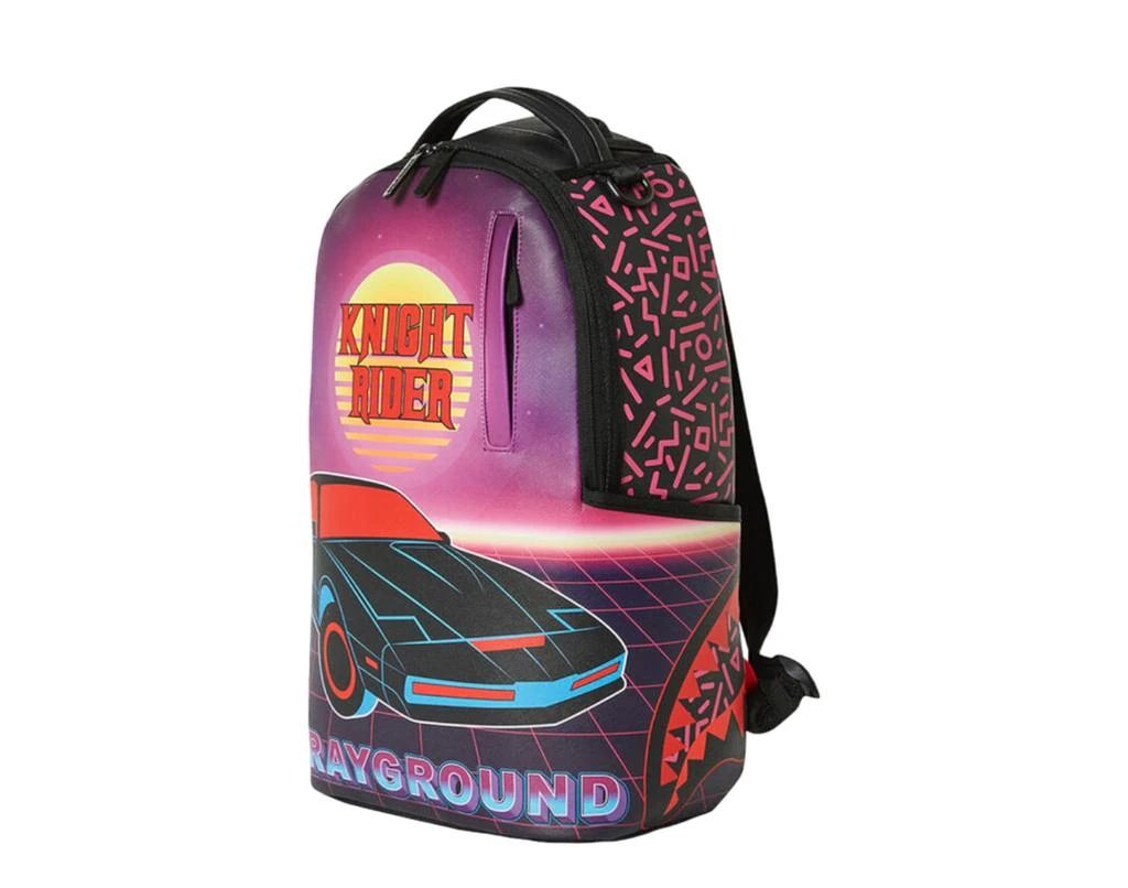 SprayGround Sprayground Knight Rider Hoff Rider Black/Purple Backpack 910B5299NSZ 2