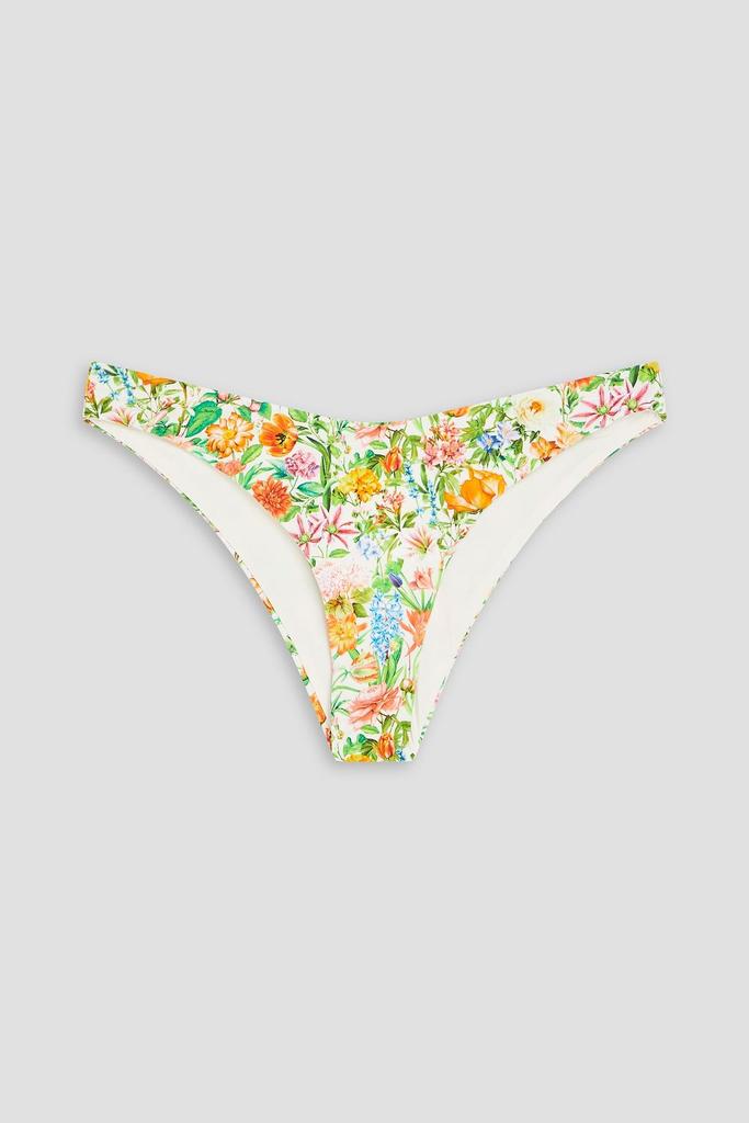 Onia Floral-print low-rise bikini briefs