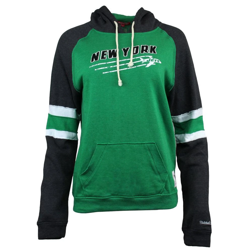 Mitchell & Ness New York Jets Coastal Blocked Hoodie 1