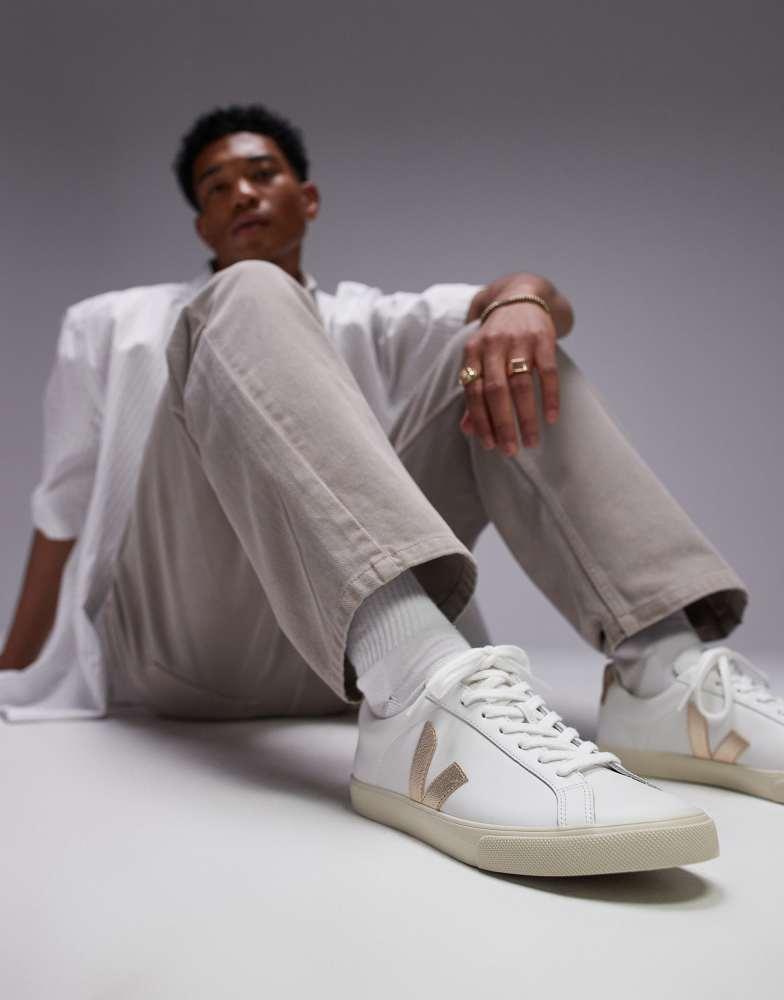 Veja VEJA Esplar logo trainer in extra white platine leather