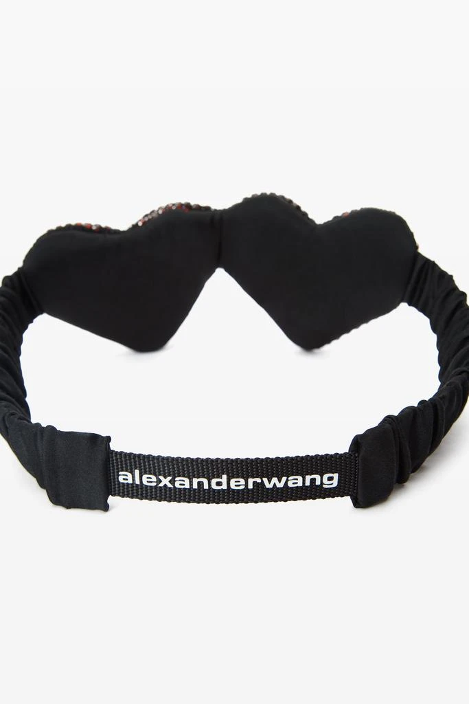 Alexander Wang Crystal Mesh Silk Heart Eye Mask 4