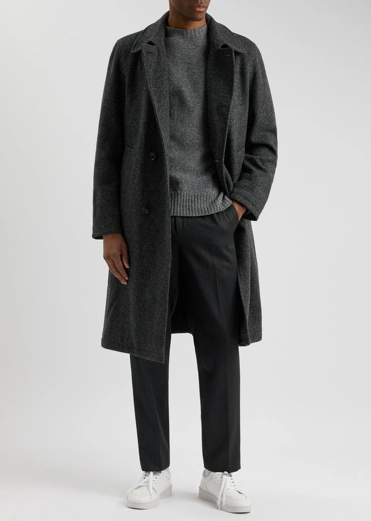Oliver Spencer Big double-breasted wool coat 4