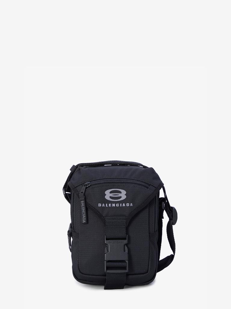 Balenciaga UNITY SHOULDER BAG IN BLACK NYLON - Shoulder Bags