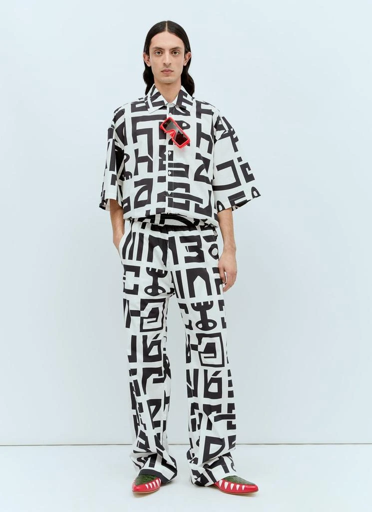 Walter Van Beirendonck Walter Van Beirendonck Star Pattern Pants 4