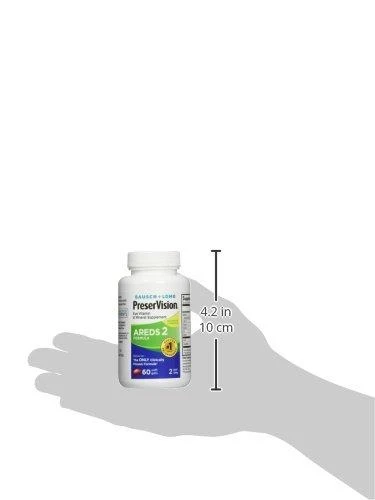 PreserVision PreserVision AREDS 2 Eye Vitamin & Mineral Supplement, Contains Lutein, Vitamin C, Zeaxanthin, Zinc & Vitamin E, 60 Minigels (Packaging May Vary) 10