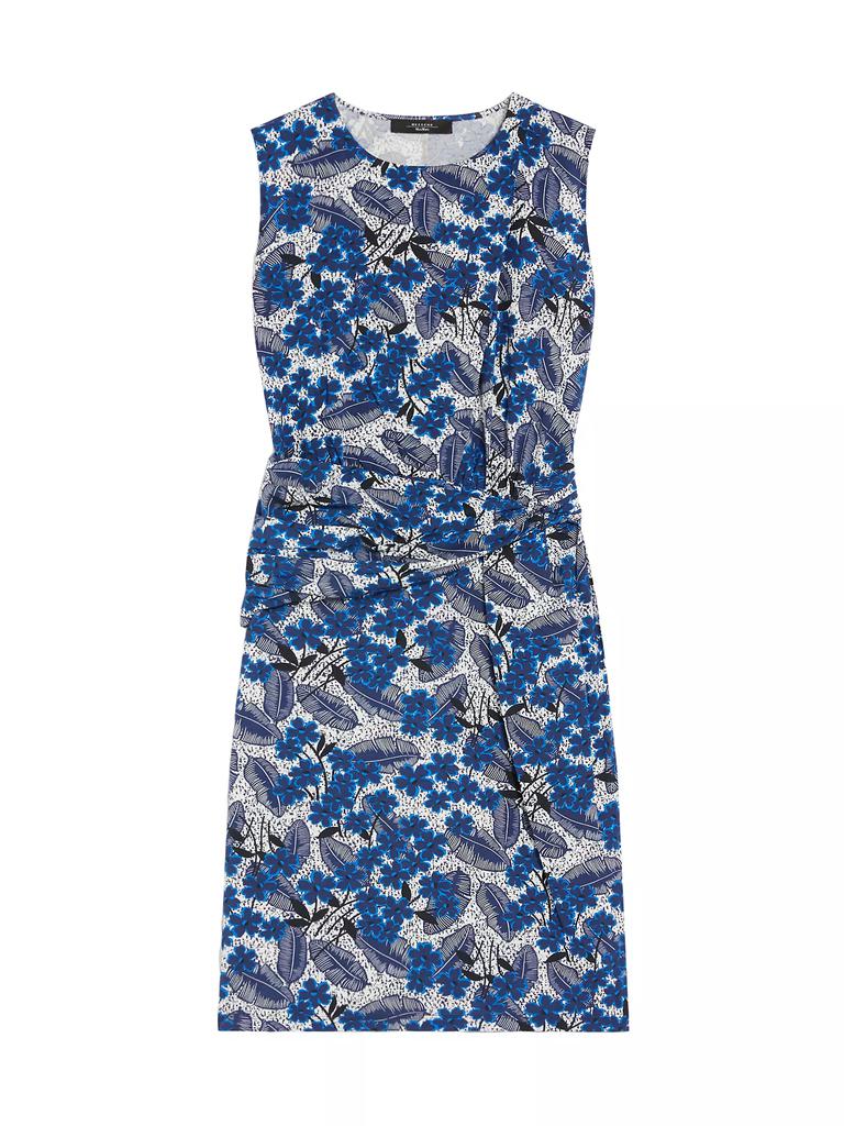 Weekend Max Mara Emblema Floral Feather Minidress