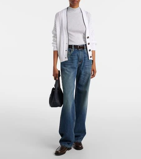 Brunello Cucinelli Ribbed-knit turtleneck top 2