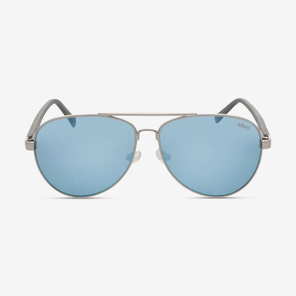 Revo Revo Crest Chrome Blue Water Aviator 66mm Men's Sunglasses RE.1075.03.BL 1