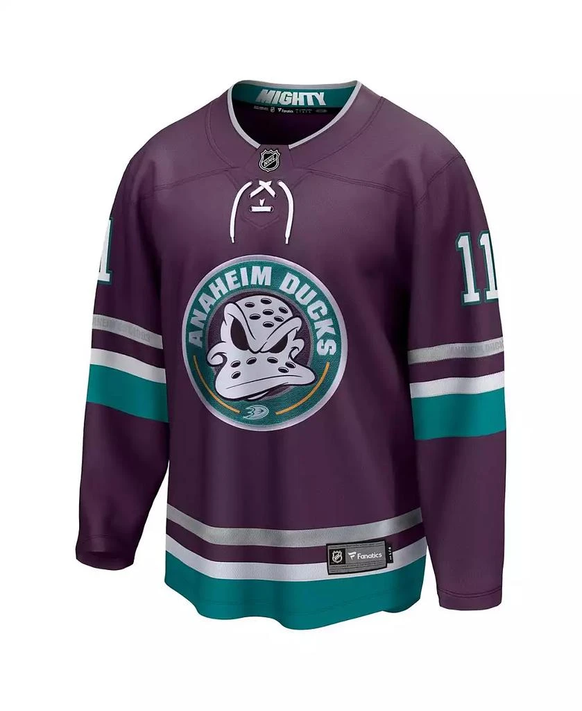 Fanatics Men's Trevor Zegras Purple Anaheim Ducks 30th Anniversary Premier Breakaway Jersey 2