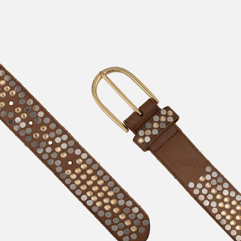 Amsterdam Heritage Alissa | Embellished Studded Leather Belt