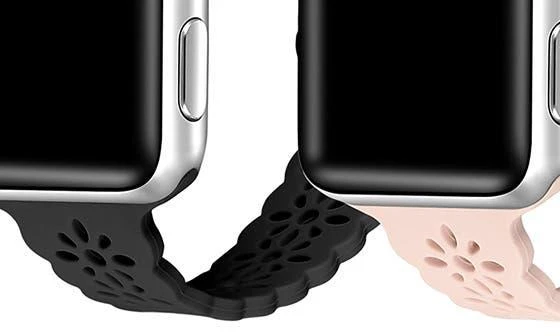 The Posh Tech Silicone Sport 2-Pack Apple Watch® Watchbands 3