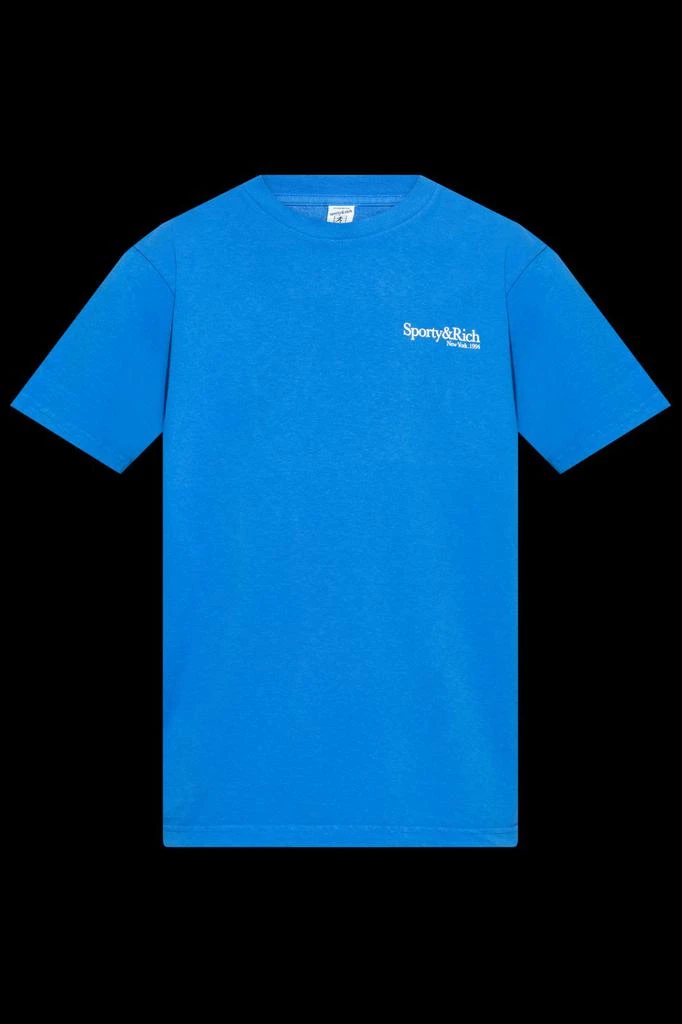 Sporty & Rich Sporty & Rich Logo Printed Crewneck T-Shirt 1