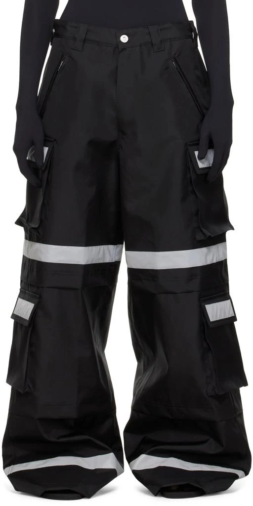 Vetements Black Security Workwear Cargo Pants 1