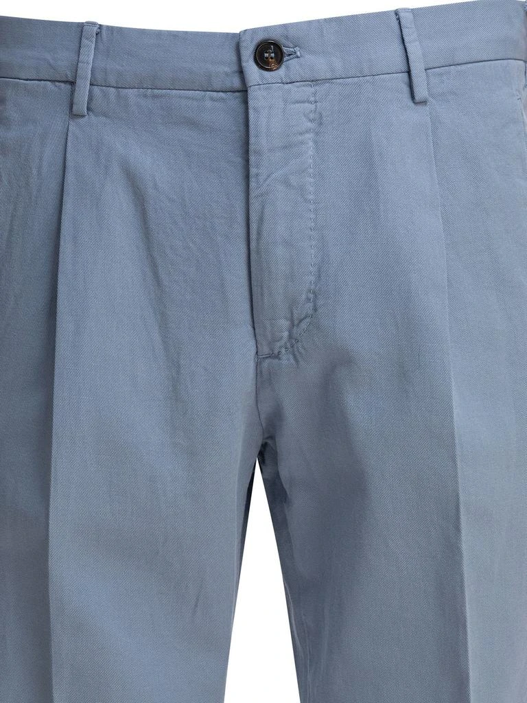 Incotex Ivory Incotex Pleated Pants 3