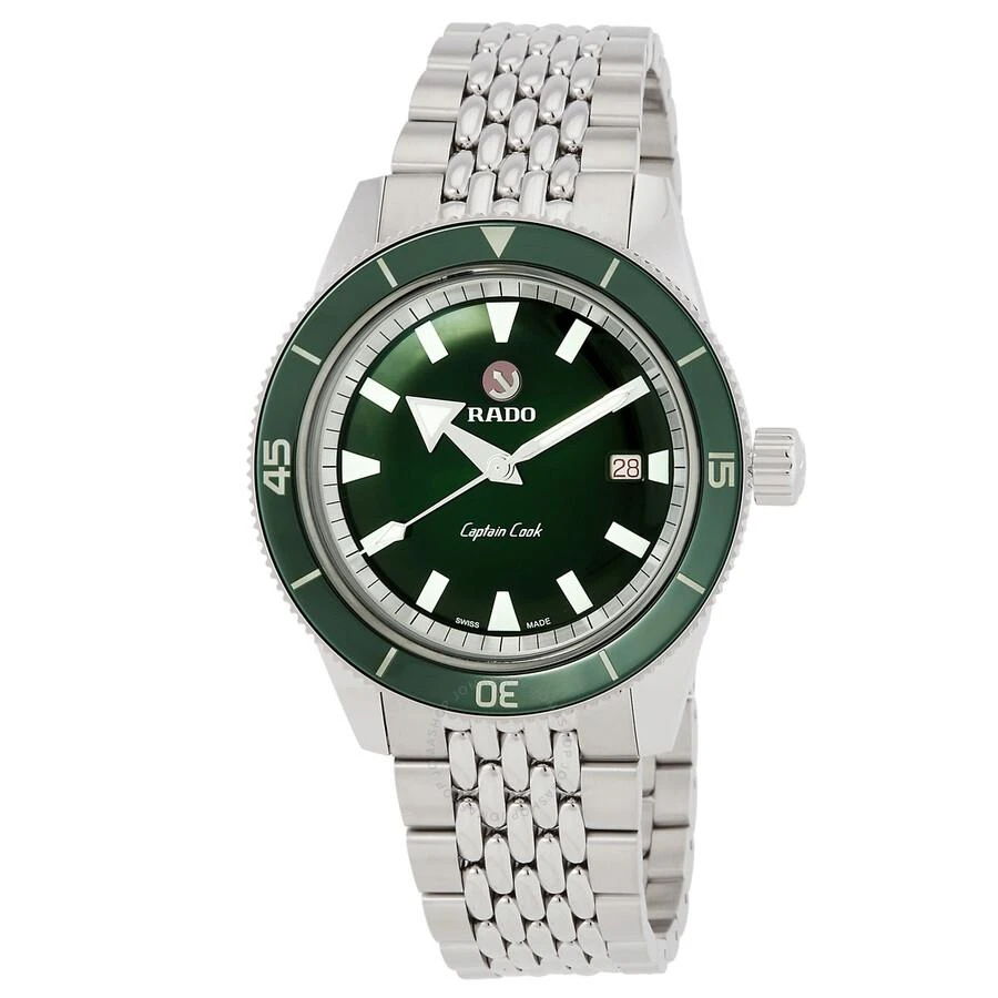 Rado Captain Cook Automatic Green Dial Men's Watch R32505313 1