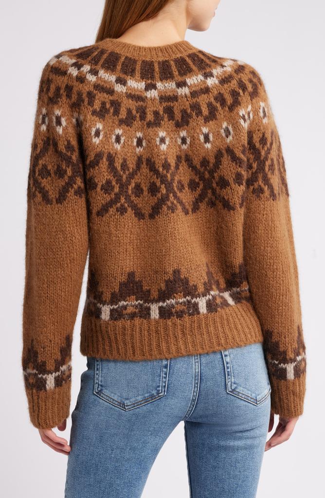 FRAME Fair Isle Alpaca Blend Sweater