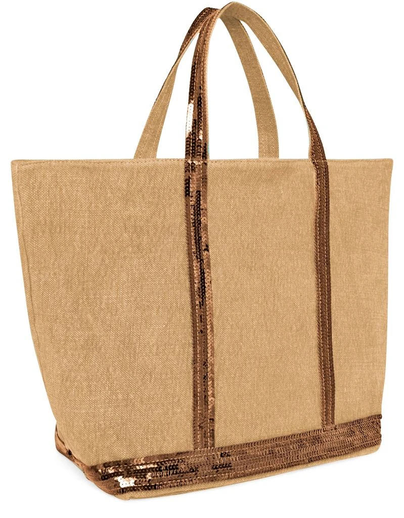 VANESSA BRUNO Linen M cabas tote 3