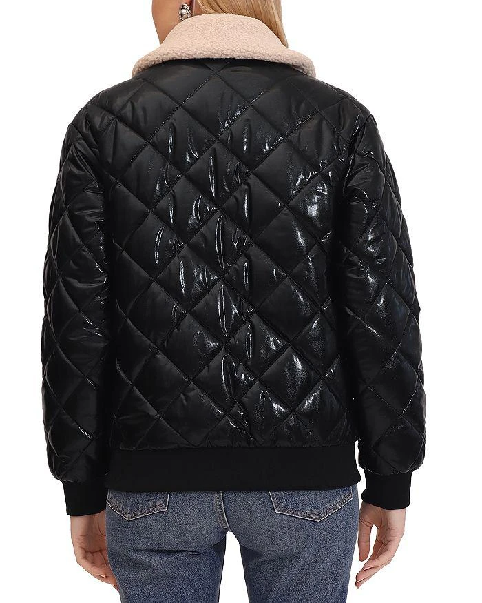 Bagatelle Quilted Bomber Faux Fur Jacket 2