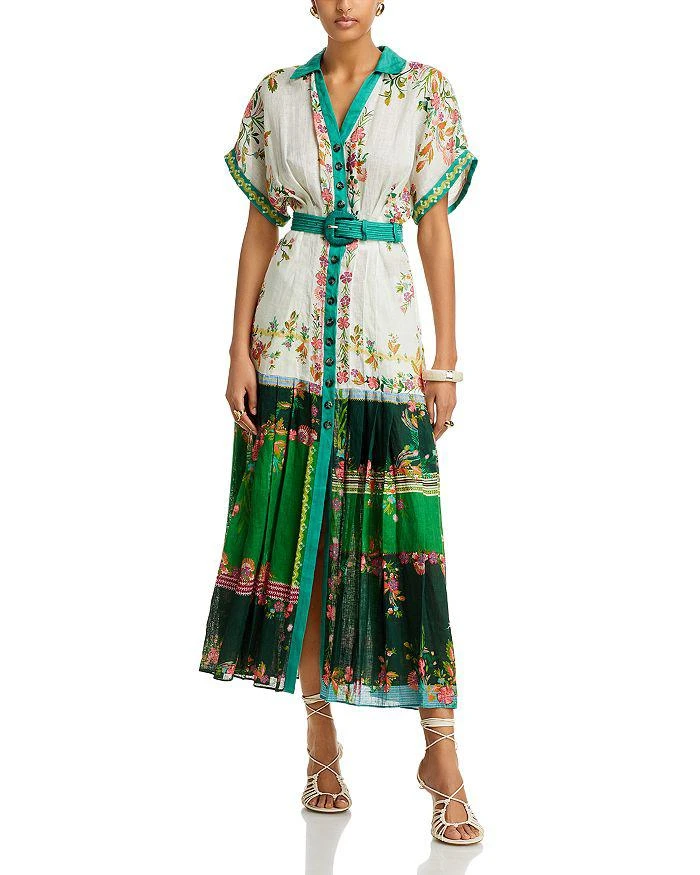 linen dress with sleeves and pockets Ella Linen Dress main image 1