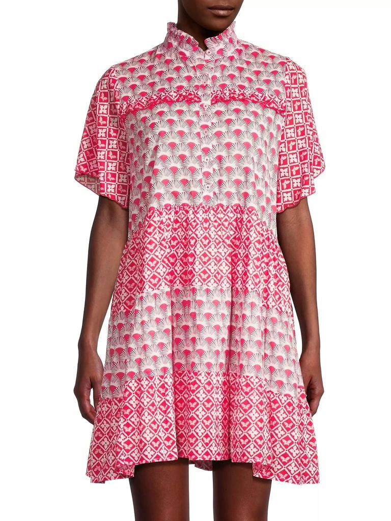 Ro's Garden Vibeka Printed Mini-Dress 3
