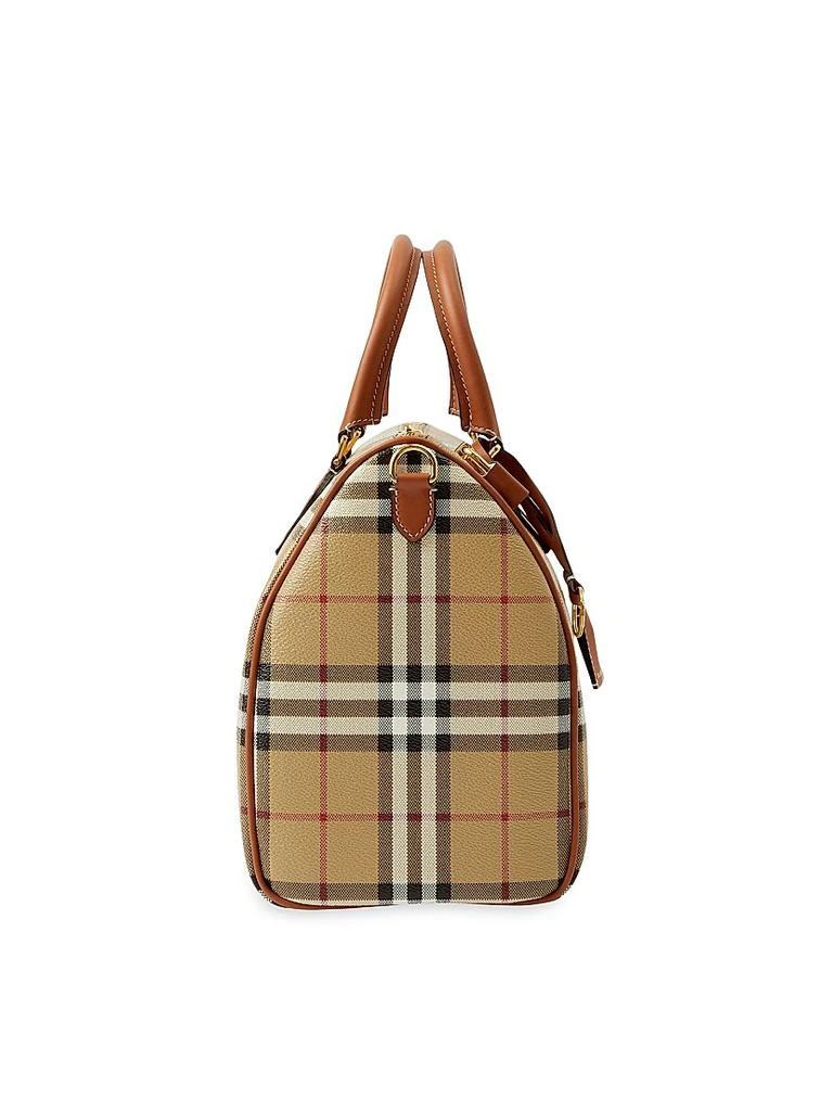 Burberry Medium Check Bowling Bag 4