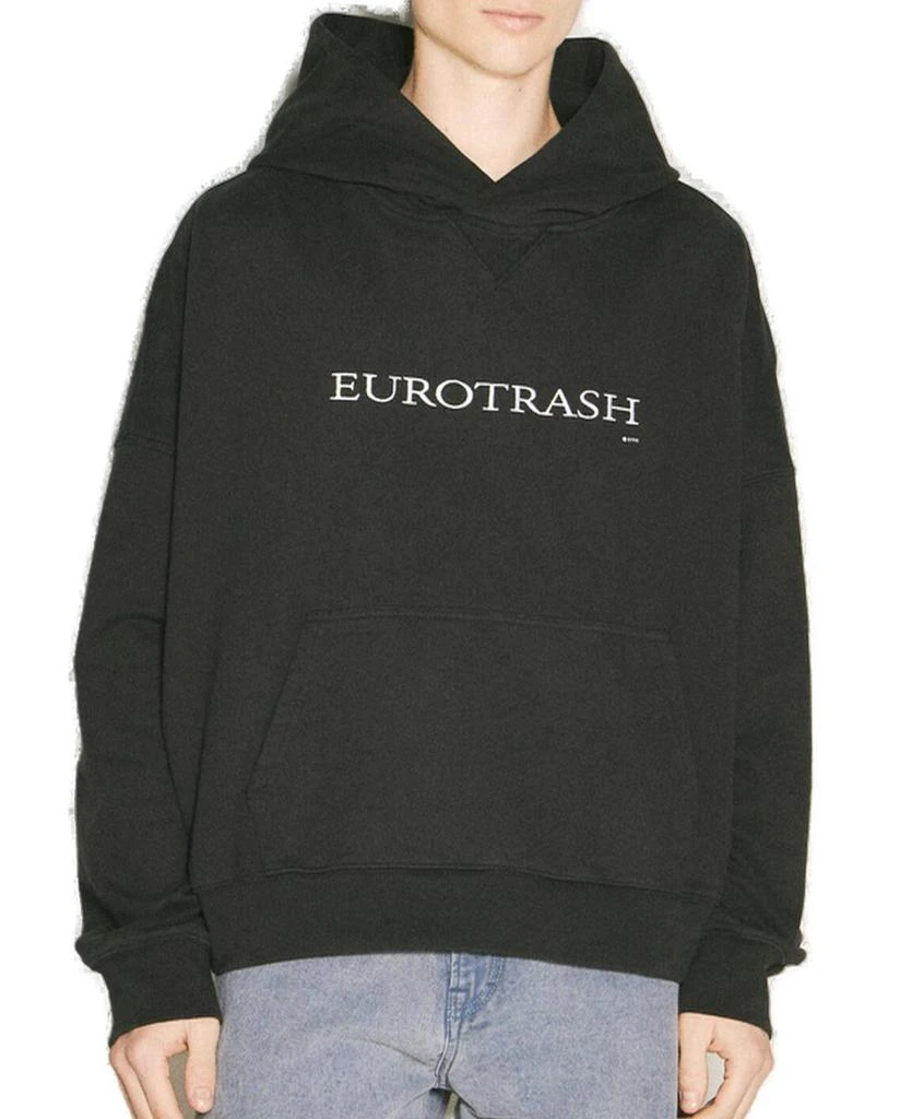 Eytys Eytys Eurotrash Text Embroidered Hoodie 1