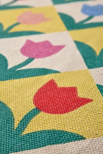 Urban Outfitters Renee Tulip Printed Rug 3