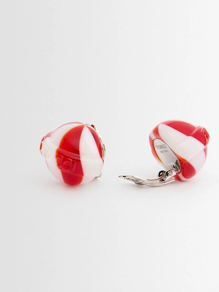 Fiorucci Striped Mini Lollipop Earrings 2