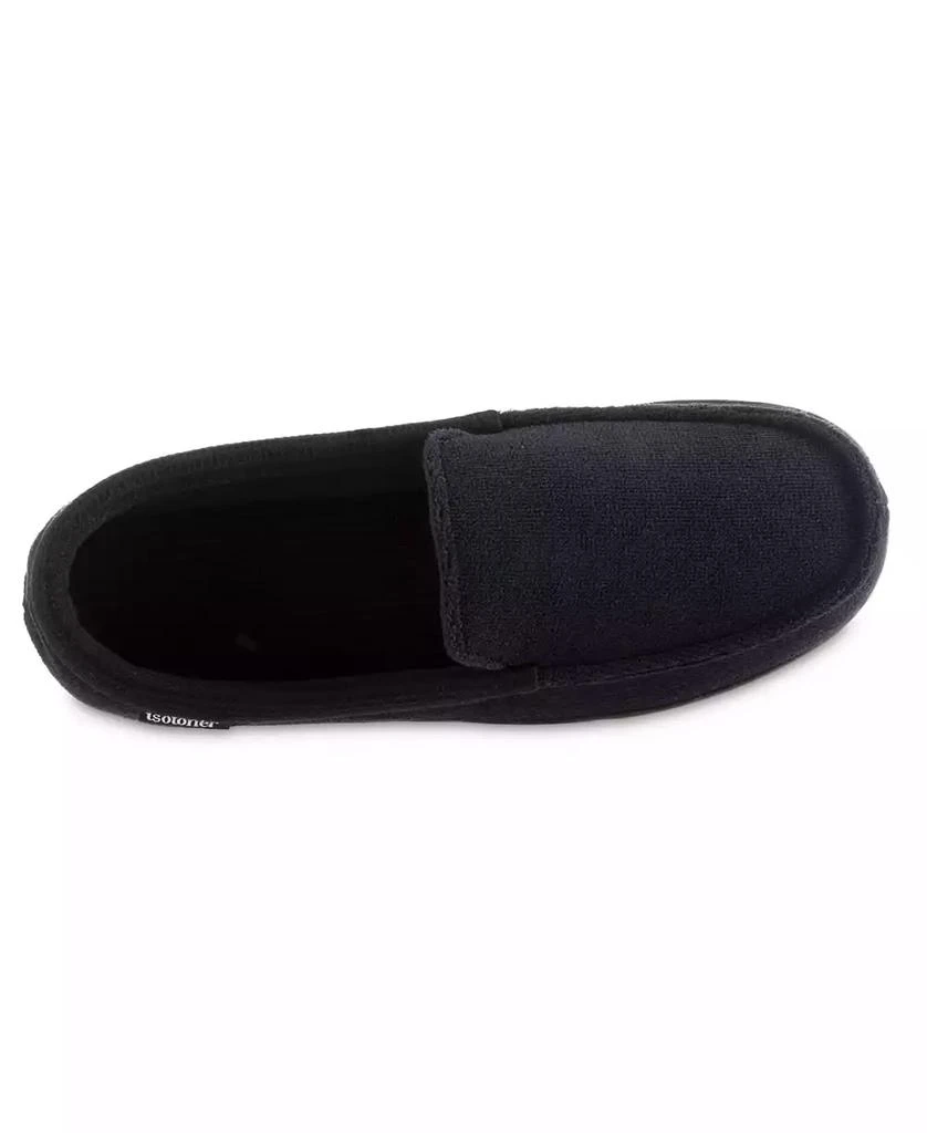 Isotoner Signature Men's Microterry and Waffle Travis Moccasin Slippers 4