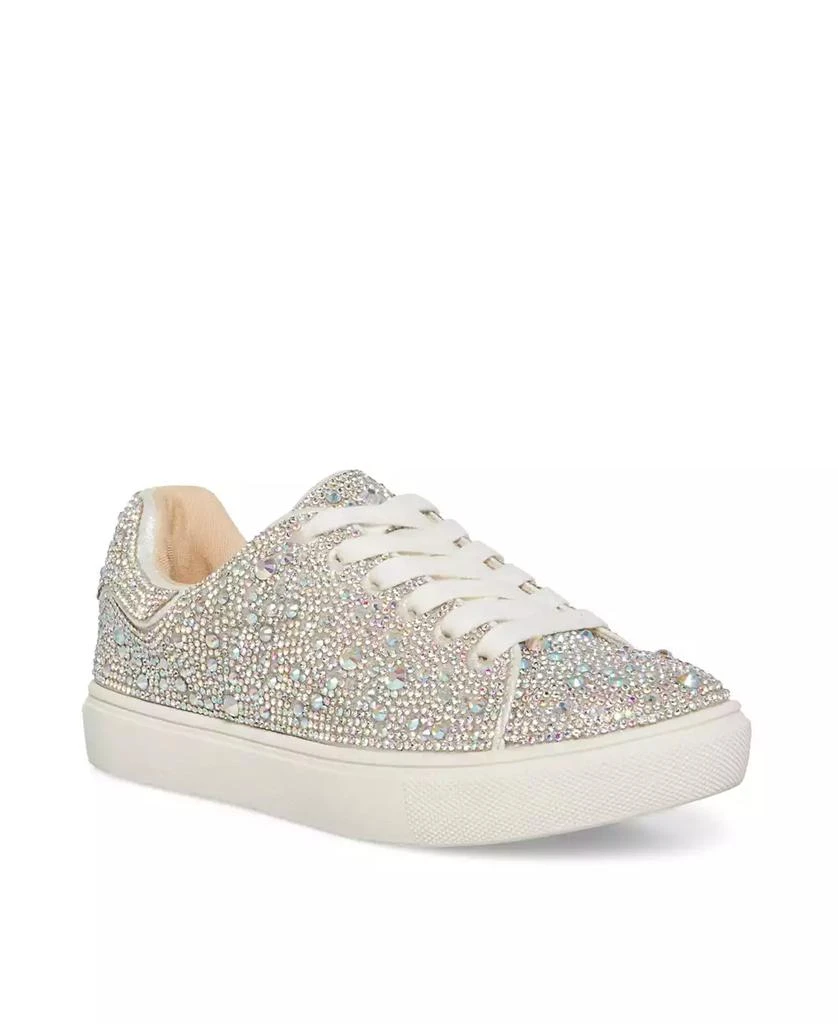 Betsey Johnson Little and Big Girls Sidny Rhinestone Sneakers 1