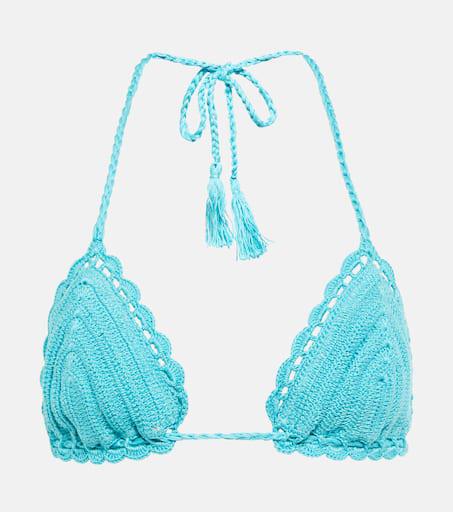 ANNA KOSTUROVA Cotton bikini top