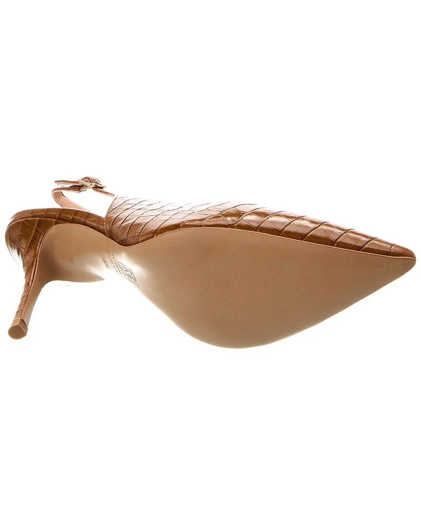M by Bruno Magli Pamela Croc-Embossed Leather Slingback Pump 4