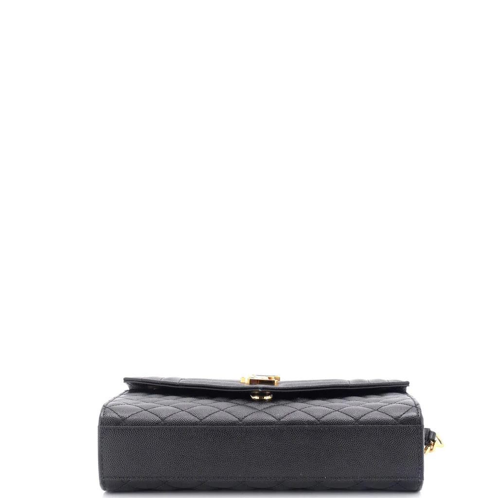 Yves Saint Laurent Classic Monogram Envelope Satchel Mixed Matelasse Leather Medium 4
