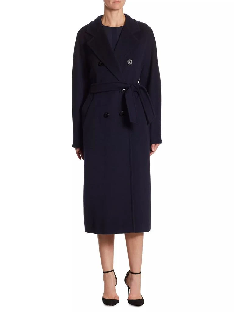 Max Mara 101801 Icon Madame Wool &amp; Cashmere Double-Breasted Coat 1