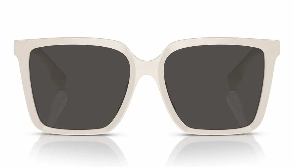 Burberry Square Non Polarized Sunglasses - Be4411D 4100 - 87 In Ivory | Dark Grey 2