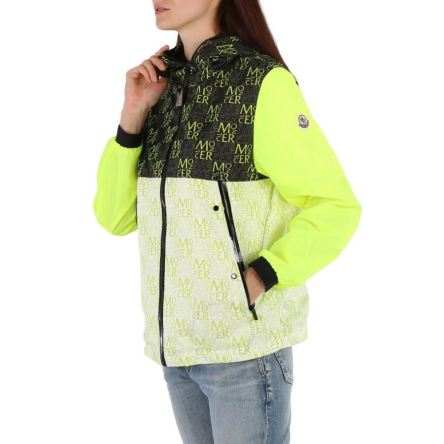 Moncler Ladies Open Yellow Taanlo Hooded Windbreak Jacket 3