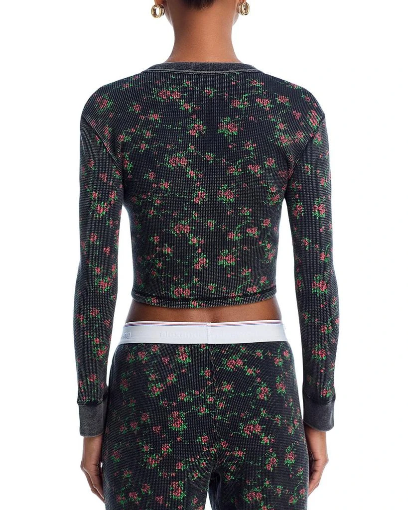 Alexander Wang Long Sleeve Waffle Cardigan 3