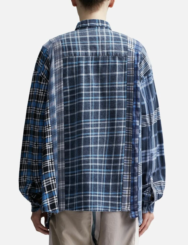 Needles FLANNEL SHIRT - 7 CUTS WIDE SHIRT 4