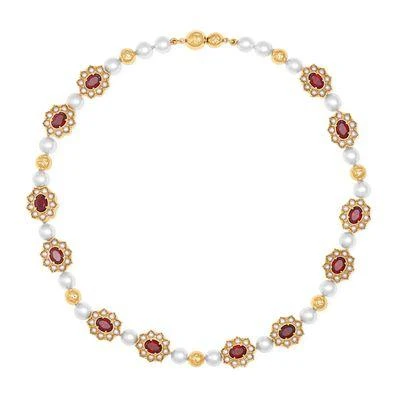 Louis Vuitton LV Dynasty Flower Necklace 1